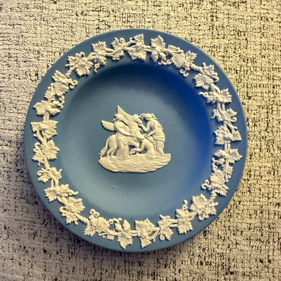 Wedgwood Other - Wedgewood vintage pale blue Jasperware Decorative Plate Pegasus/Muses